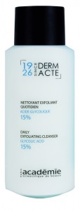 exfoliant demachiant fata Academie Derm Acte Daily Exfoliating Cleanser Glycolic Acid 15%
