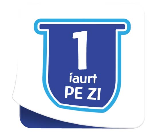 consumul zilnic de iaurt, logo campanie