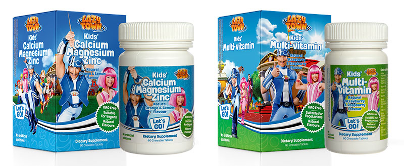 Gama de vitamine pentru copii LazyTown