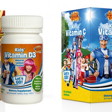 Gama de vitamine pentru copii LazyTown