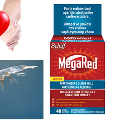MegaRed, ulei de krill pentru sanatatea inimii