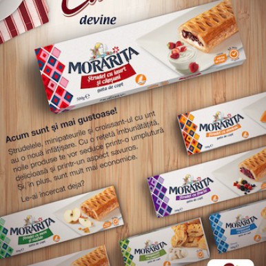 Morarita, noua gama Panovia de produse de patiserie congelata